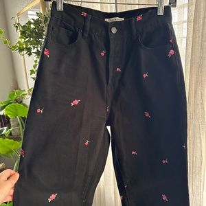 PacSun FUN Floral Jeans LIKE NEW